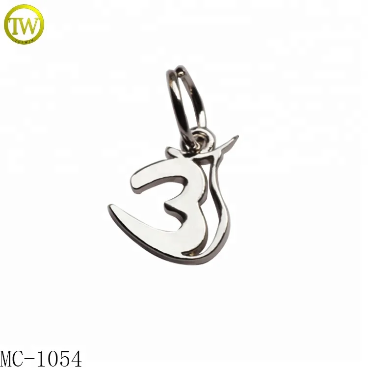 

Custom engraved logo pendant 3d metal charms tags for baby bracelet, Not fade/keep color long time