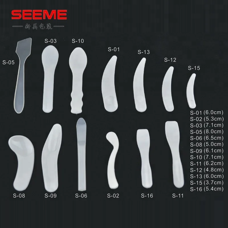 

wholesale plastic spoons mini plastic spatula, Any color