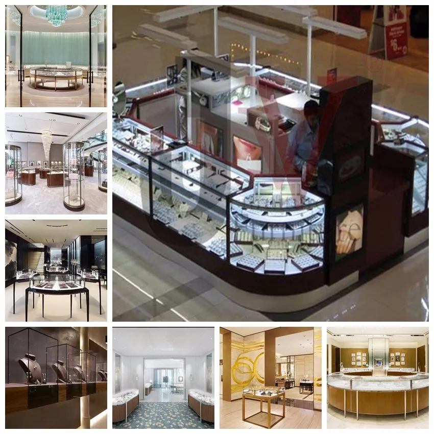 Commercial Jewelry Showcase,Retail Custom Jewelry Shop Interior Design