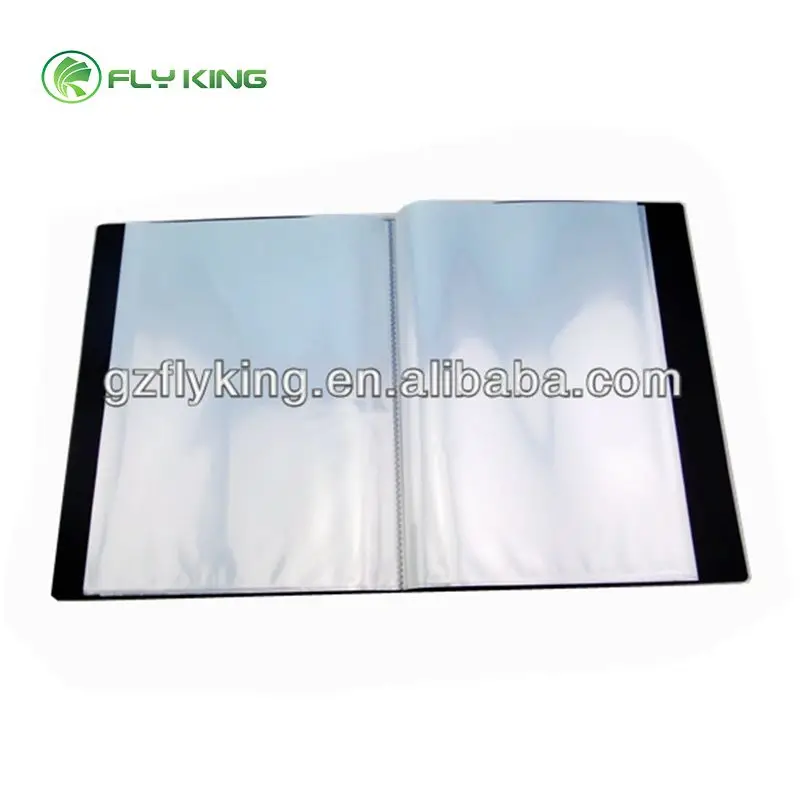
clear plastic A4 sheet protector folder 