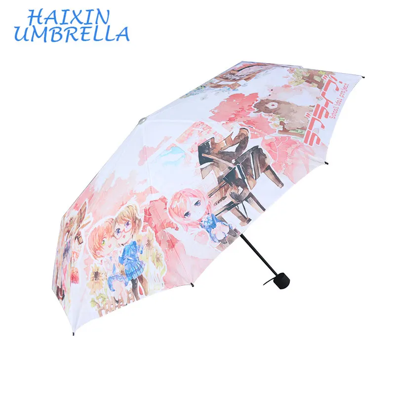 

OEM Accept New Product Low Price Foldable Promotional Rain Sun Cartoon Design Custom Print Umbrella Manufacturer, Customized or any normal colors