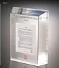 Beveled acrylic rectangle with embedded card insert