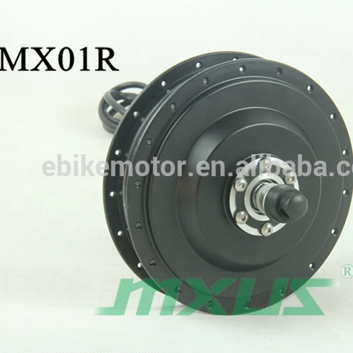 

MXUS MX01R 500w front geared ebike hub motor, Black+silver