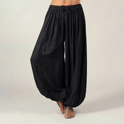 

Loose Yoga Pants Men Women Harem Pants Cotton Baggy Yoga Afghani Genius Indian Aladdin Pants Plus Size S-3XL