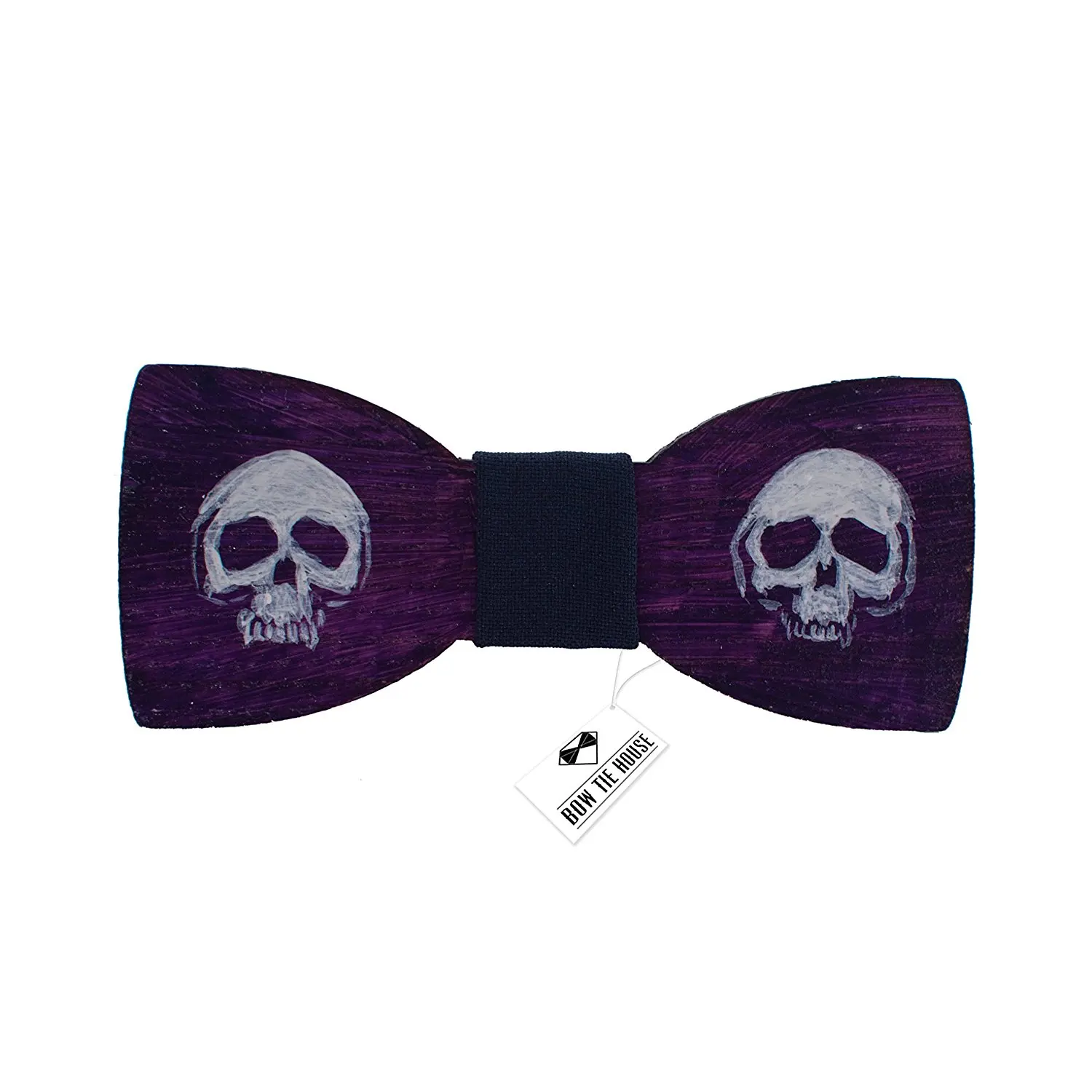 BAOBAO Handcrafted Wedding Party Mens Tuxedo Wood Bow Ties Bowtie with Gift Box