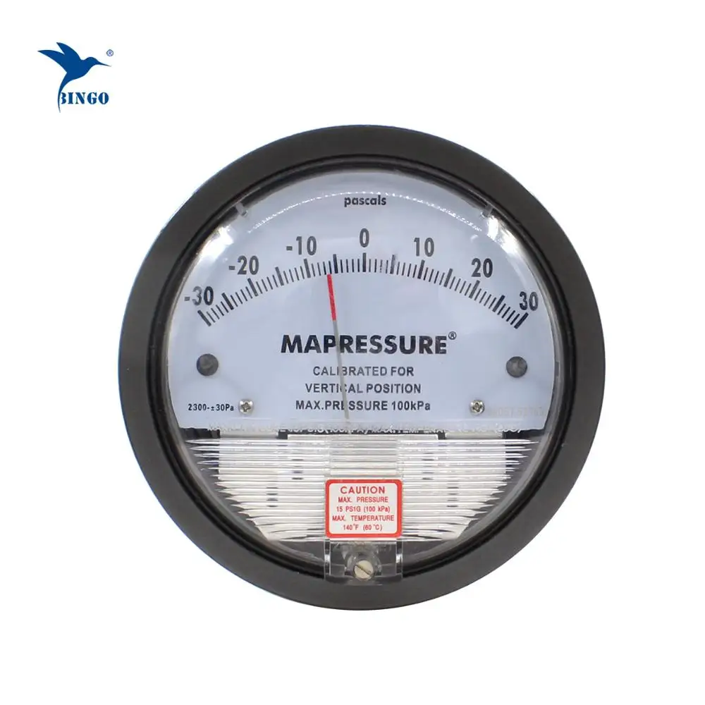 differential pressure gauge water