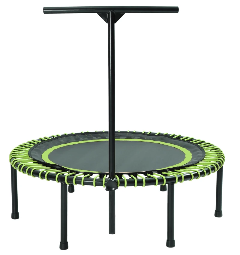 Bungee rope fitness  trampoline with handle