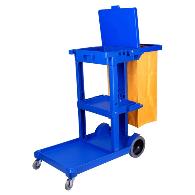 Multifunction Hotel Room Cleaning Trolley And Housekeeping Service Cart