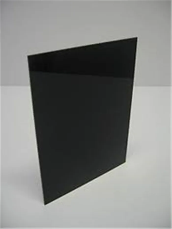 Thick Black Acrylic Board Perspex Sheet 100mm*100mm*5mm 3.94"*3.94"*0.2