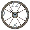 farmhouse wagon wheel clock