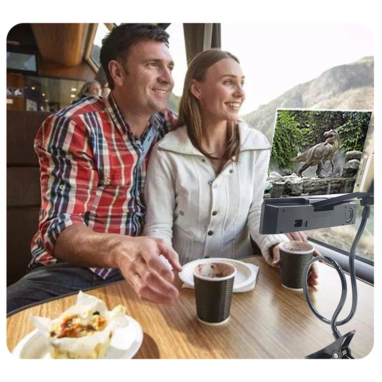 
12 inch phone screen magnifier with speaker for 3D smartPhone screen magnifier /mobile screen magnifier with Bluetooth speaker 