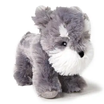 realistic schnauzer stuffed animal