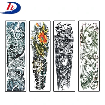 Custom Open Sex Photo Full Fake Leg Arm Forearm Men Tattoo Sleeve View Fake Tattoo Sleeve Dh Product Details From Dongguan Dong Hong Presswork