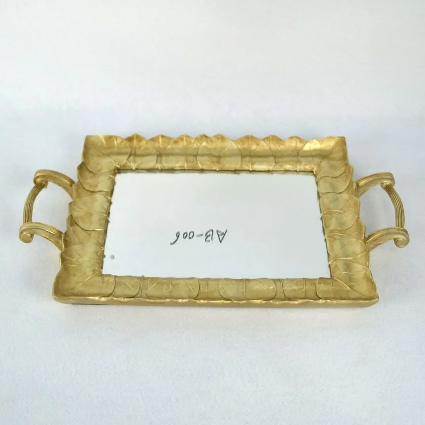 Hotsale Luxury Gold Plated Resin Bathroom Towel Tray Buy Cheap