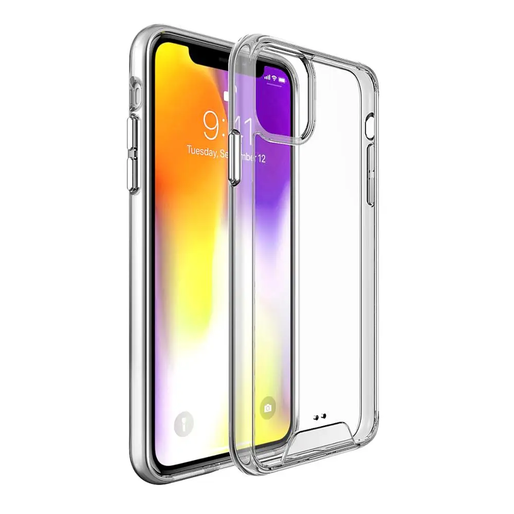 

Anti-Scratch Hard Back Cover Clear Space Case For Iphone 2019 5.8 6.1 6.5 Phone Cover Case