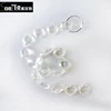 hot selling clear plastic acrylic bead chain decoration beads strings