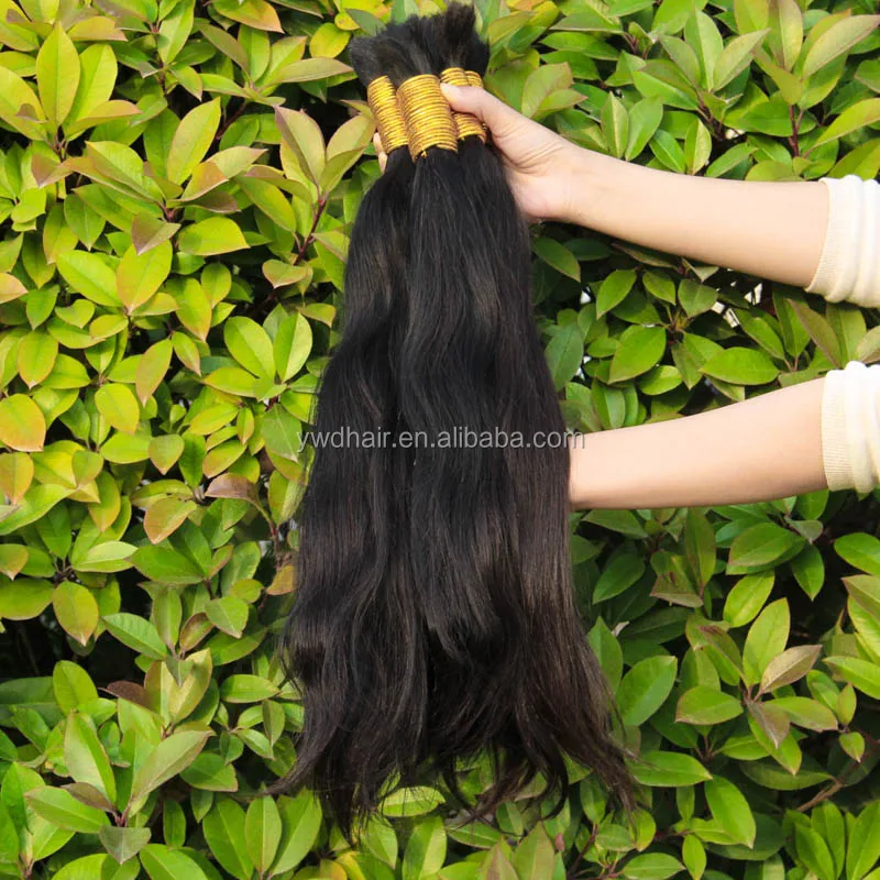 

8A 300g/Lot Unprocessed Brazilian Virgin Hair Bulk raw virgin unprocessed human hair