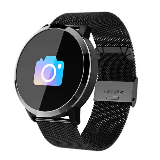 

Latest 0.95 inch Screen Heart Rate Monitor Smart WristBand Sport Smart Watch For Android IOS Q8