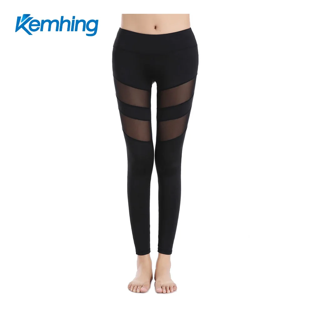 mesh quick dry womens leggings yoga pants wholesale sportswear yoga pants no panties