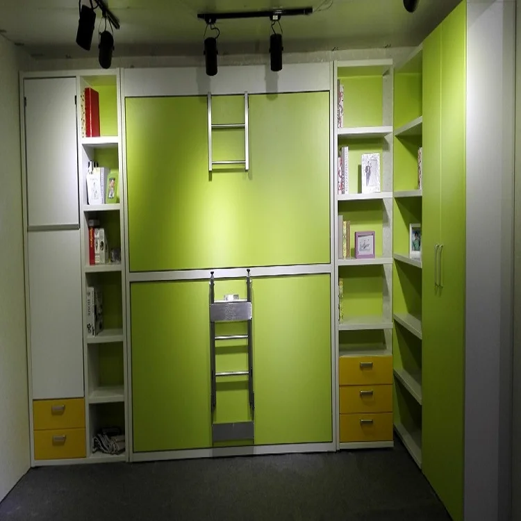 سرير مزدوج ديكر مخفي سرير بطابقين