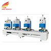 plastic door and window profile 4 head pvc window four point corner cnc automatic welding angle cleaning machine