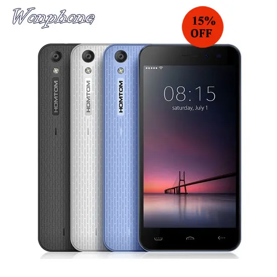 

Wholesale Homtom HT16 Android Smartphone 5.0 inch 3G Android Phone Quad Core 1GB 8GB Phone MT6580 5.0MP 3000mAh