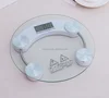 6mm TransparentTempered Glass 33m Diameter 180kg Capacity 100g Accuracy Bathroom Weighing Scale,Colorful Painting Package