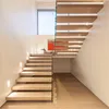 American building code wood steps indoor floating stairs measurements