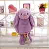 purple white brown grey pink easter stuffed rabbit soft toy bunny doll