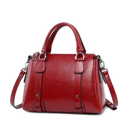 

2020 China Factory Supply Directly Lady 100% Real Leather Shoulder Bag Cotton Lining Hand Bag Wholesale