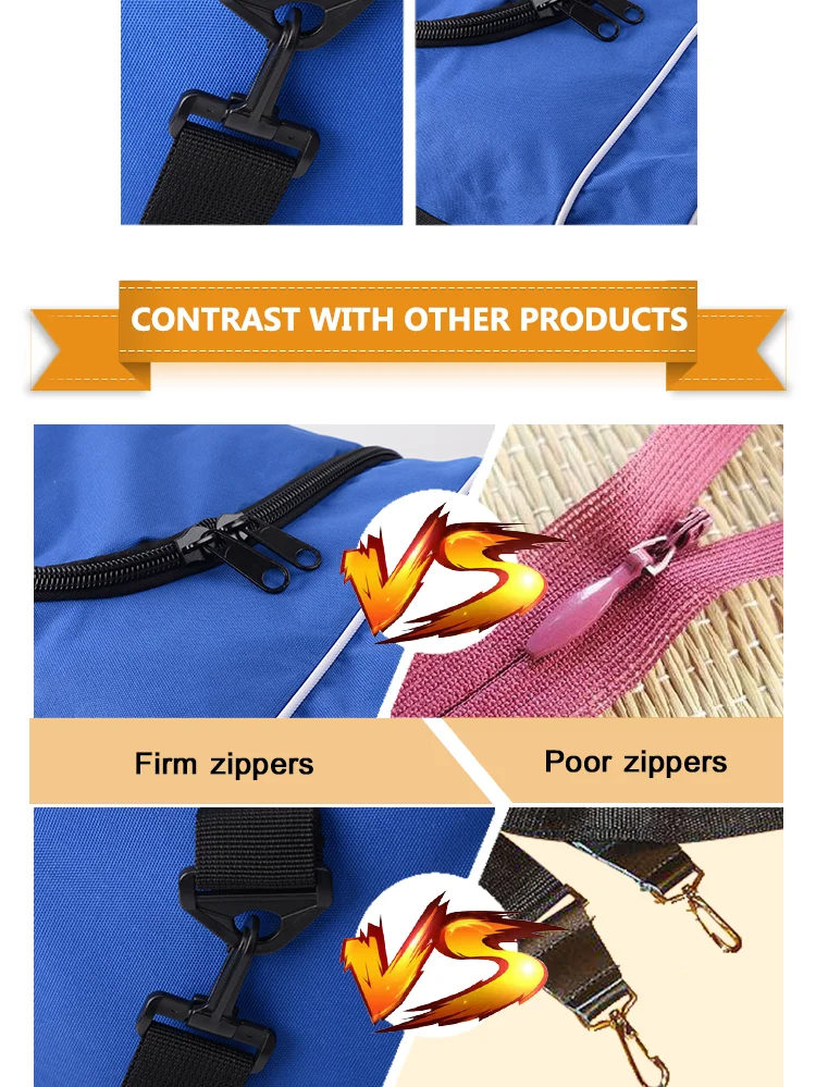 BSCI Sedex 4P Promotion Men Sport duffel Polyester Travel Bag PT-TB01