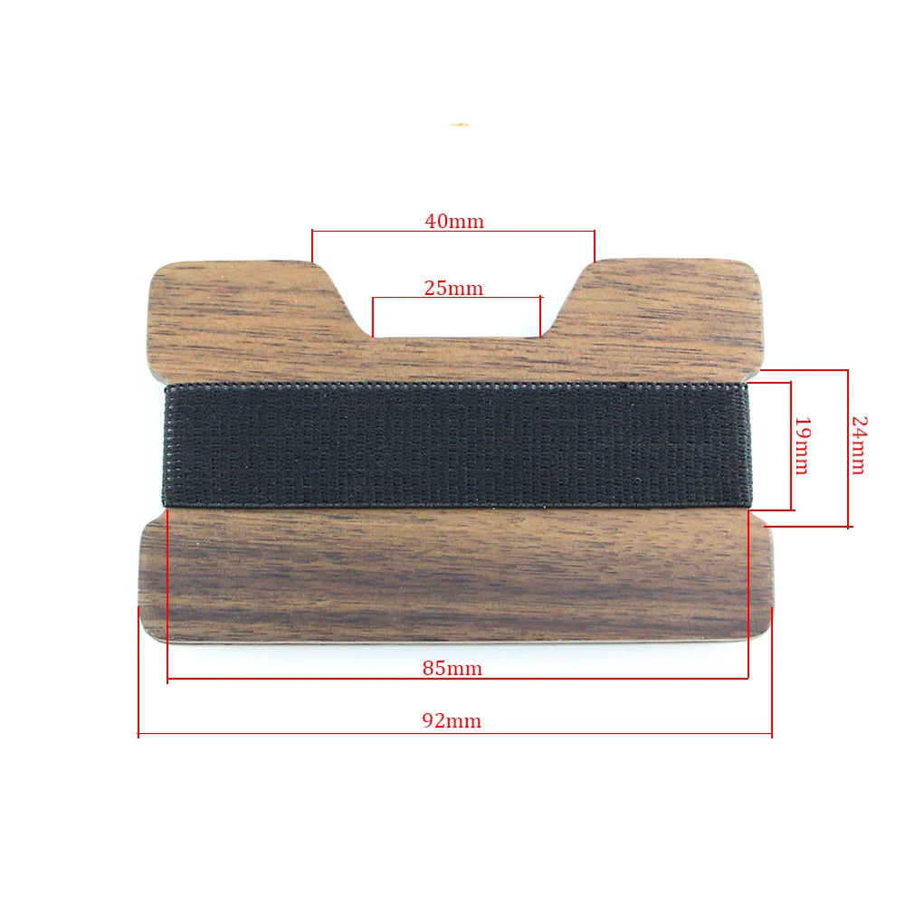 Ebony Wood Credit Card Holder Minimalist Wood Wallet Buy Wooden
