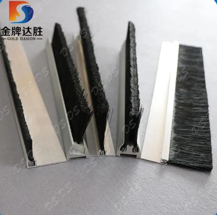 Metal Channel Brush Weather Stripping Door Wholesale Buy Brush Weather Stripping Door Metal Channel Brush Weather Stripping Door Wholesale Product