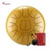 Mini Tongue Drum Steel Percussion Hang Drum 11 Notes 10 Inches