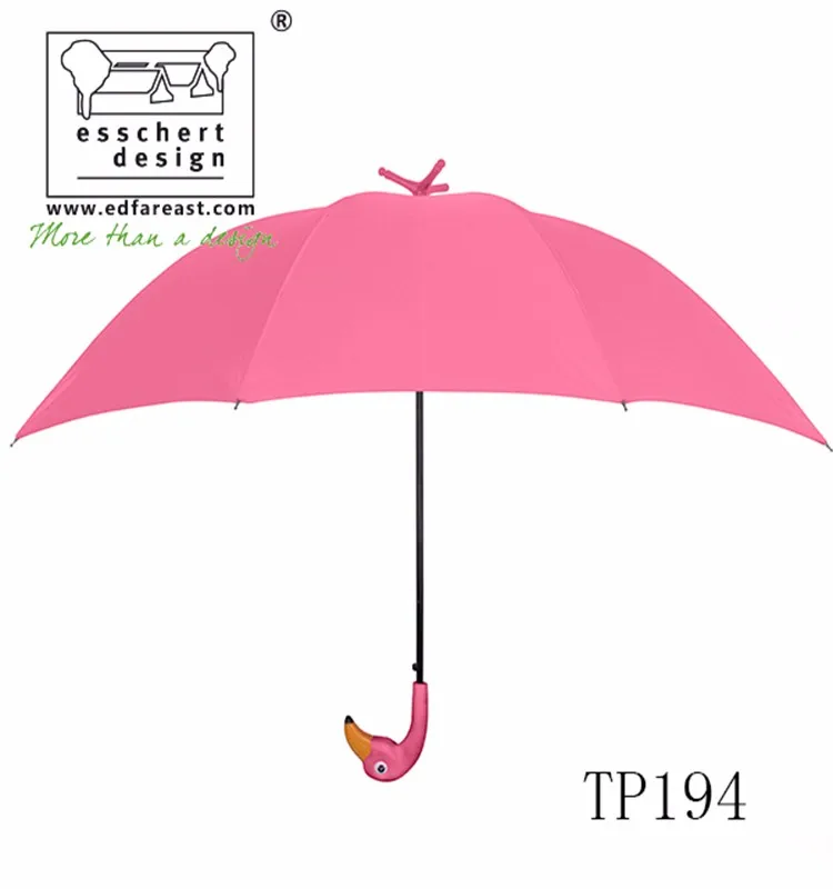 Unique Flamingo Shape Pink Color Beach Umbrella Unique Flamingo Shape Pink Color Beach Umbrella