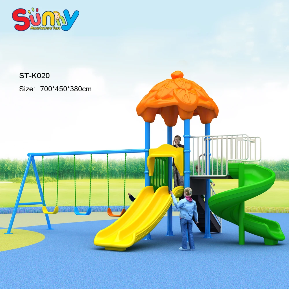 children's outdoor swings and slides