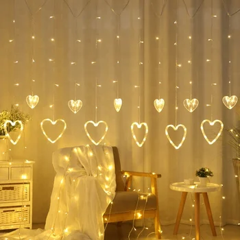 black curtain fairy lights
