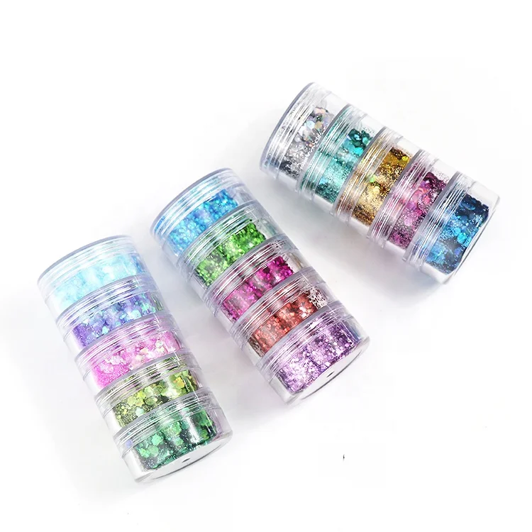 

Private Label High Pigment Eyeshadow Loose Glitter Cosmetic Eye Chunky Glitter, Multiple colors