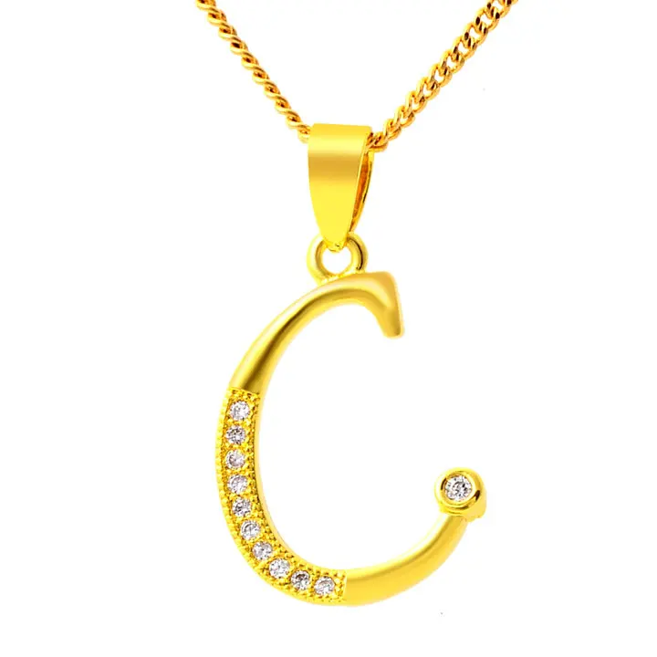 Gold Cursive Script Initial Letter Y Pendant Necklace Buy Letter Y