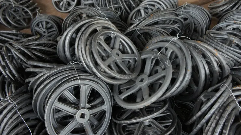 China foundry OEM drawing sand casting cast iron flywheel