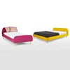 New Product Best Selling Products Hot Sale Dark Gray Queen Bedroom Furniture Elderly Make Love Upholstered Platform Bed