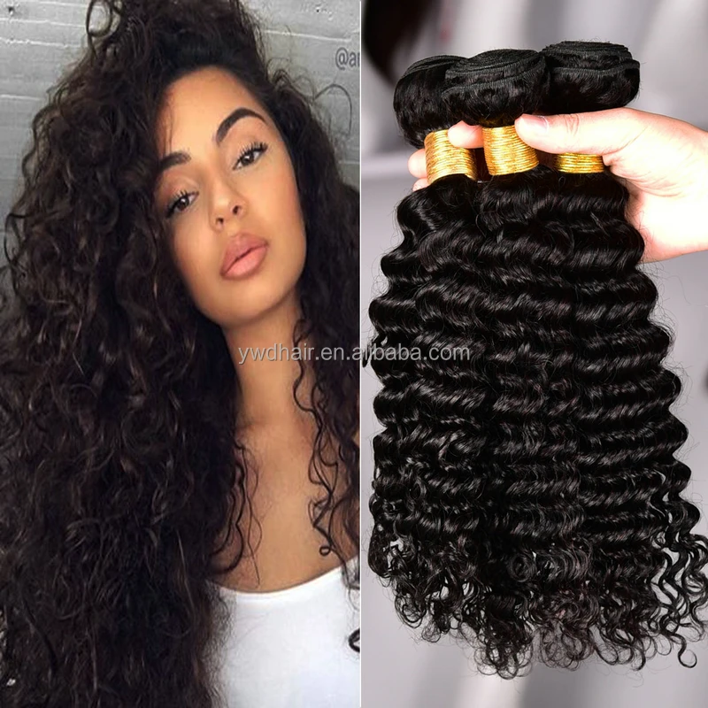 

Best quality Brazilian Virgin Hair Deep Wave 8A Brazilian Curly Human Hair Extensions Deep Curly Hair 4 Bundles