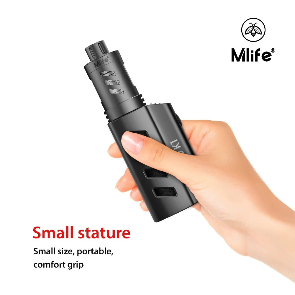 New Design Ecig Starter Kit Mlife Mini Mod K1 Box Mod Kit Hot Selling