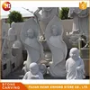 Square Granite Buddha Carve Stone Status