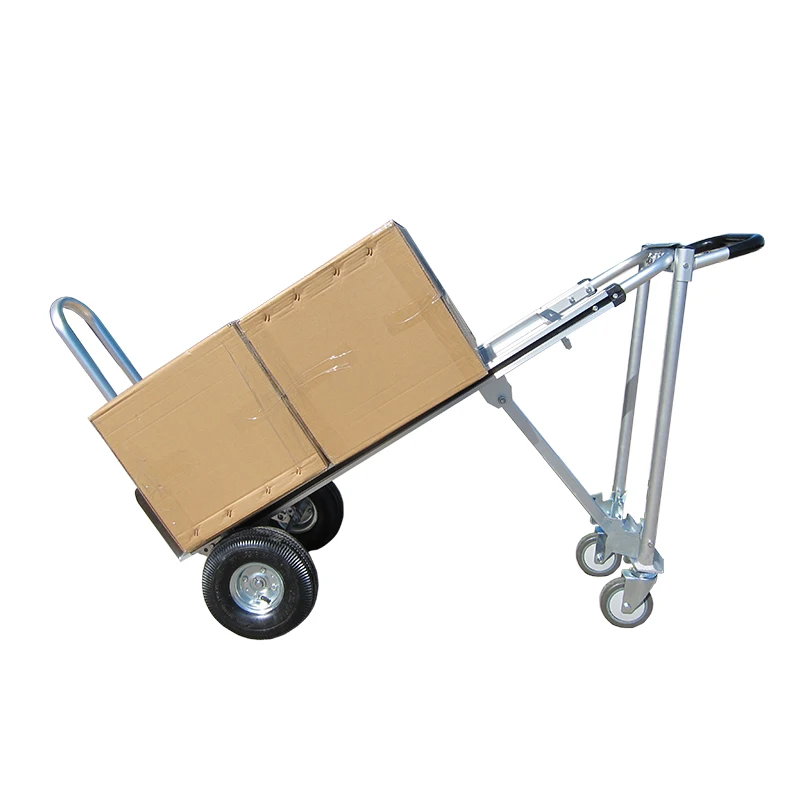 Folding Aluminum Large Wheel Manufacturer Trolley Hand Pull Cart And