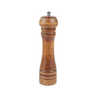 

Attractive style custom logo amazon antique 2 in 1 bamboo manual spice salt and pepper mill grinder