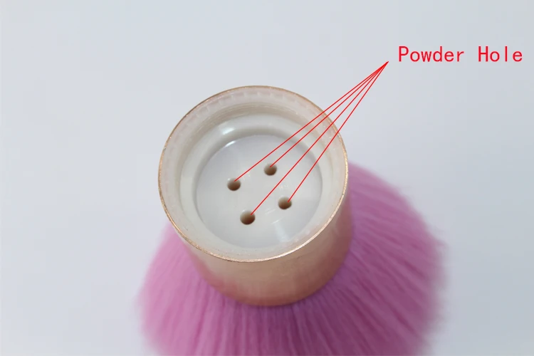 Belifa 2017 Hot Selling Refillable Powder Brush Body Powder Container