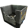 1200*1000*1000mm stackable folding plastic pallet crate boxe with 4t static load