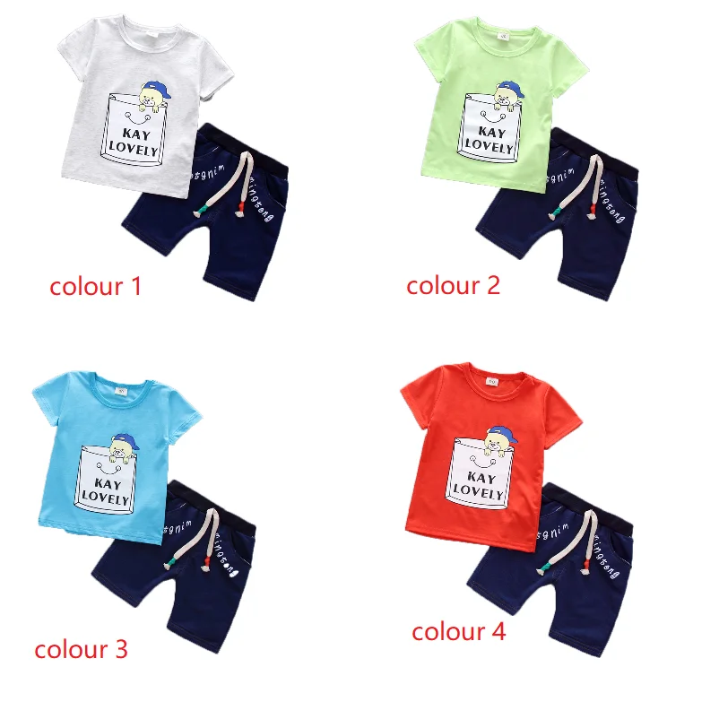 

2018 latest fashion top design wholesale kids wears boys summer baby clothes set with good quality and service, As pic shows;we can according to your request also