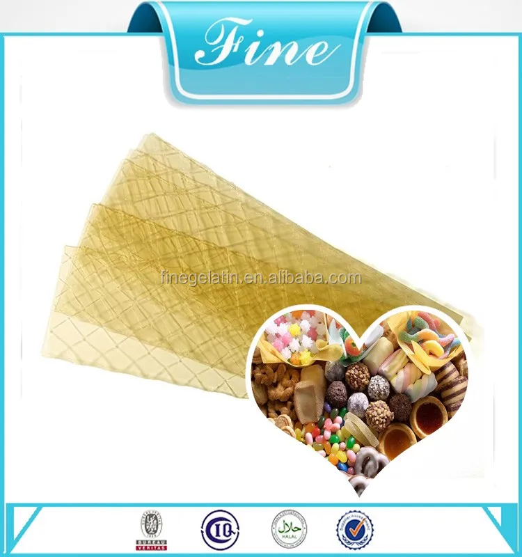 
Gelatin Sheet /Leaf Gelatin Sheet Used For Dessert 